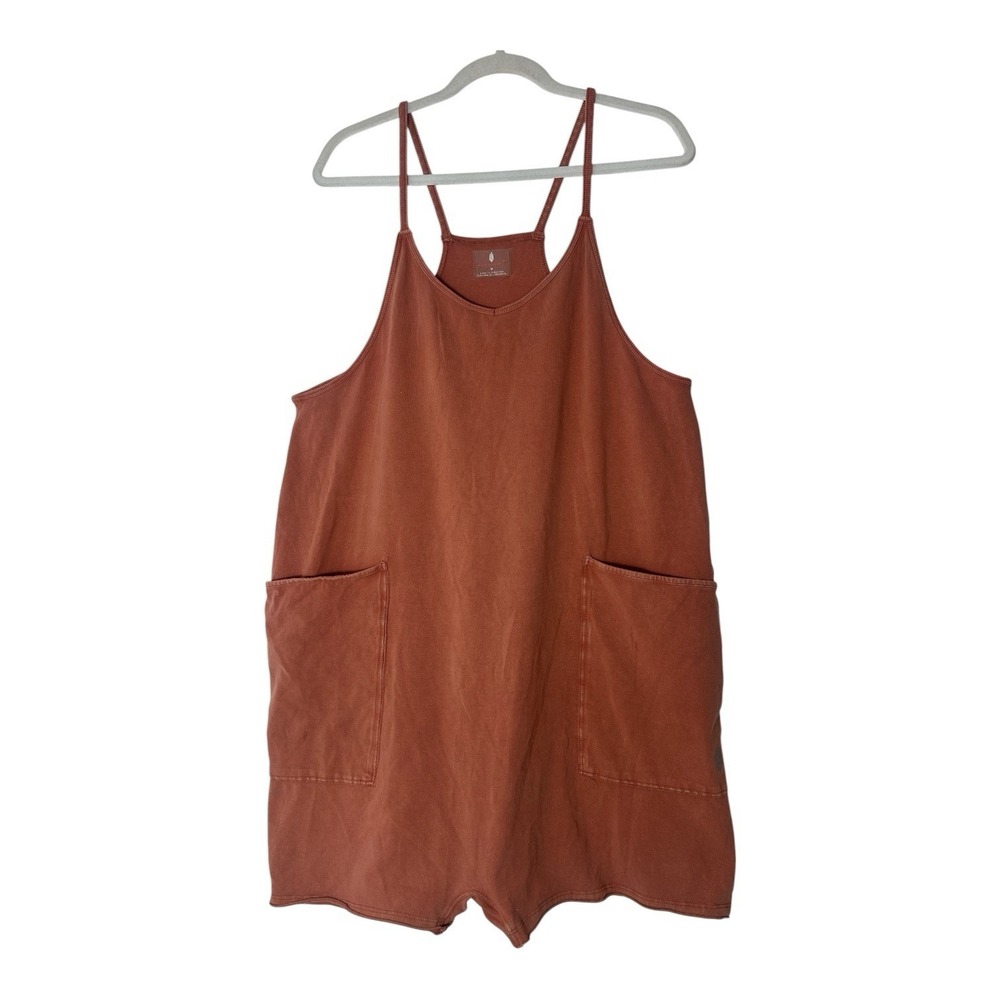 Free People FP Movement Hot Shot One Piece Romper Shorts Womens Medium